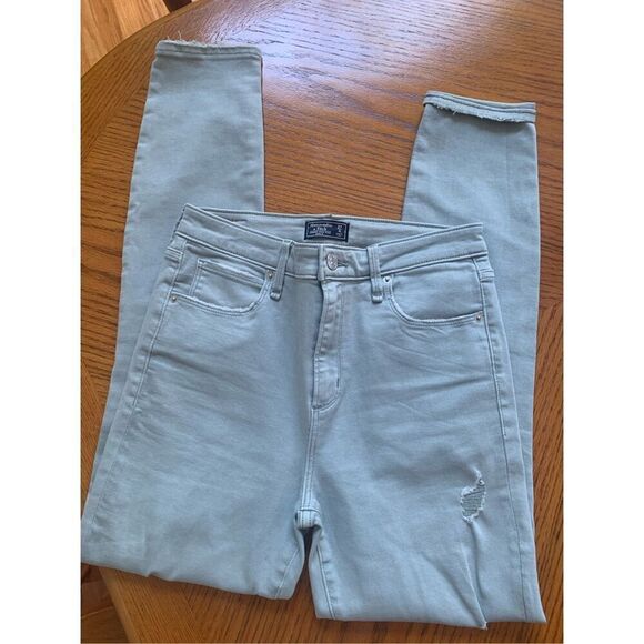 Jaeger Mint Green Straight Leg Jeans - Picture 8 of 8